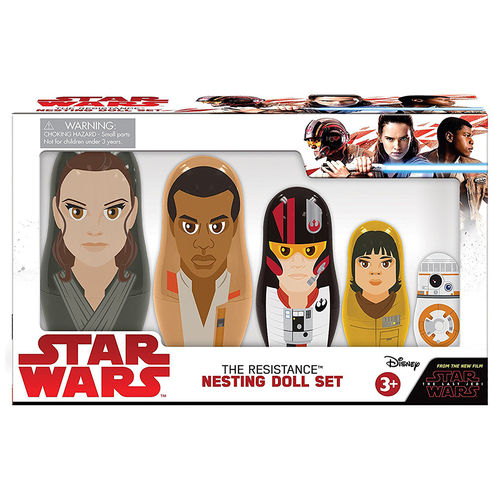 PPW Toys Star Wars 8 - The Last Jedi The Resistance Nesting Dolls Set